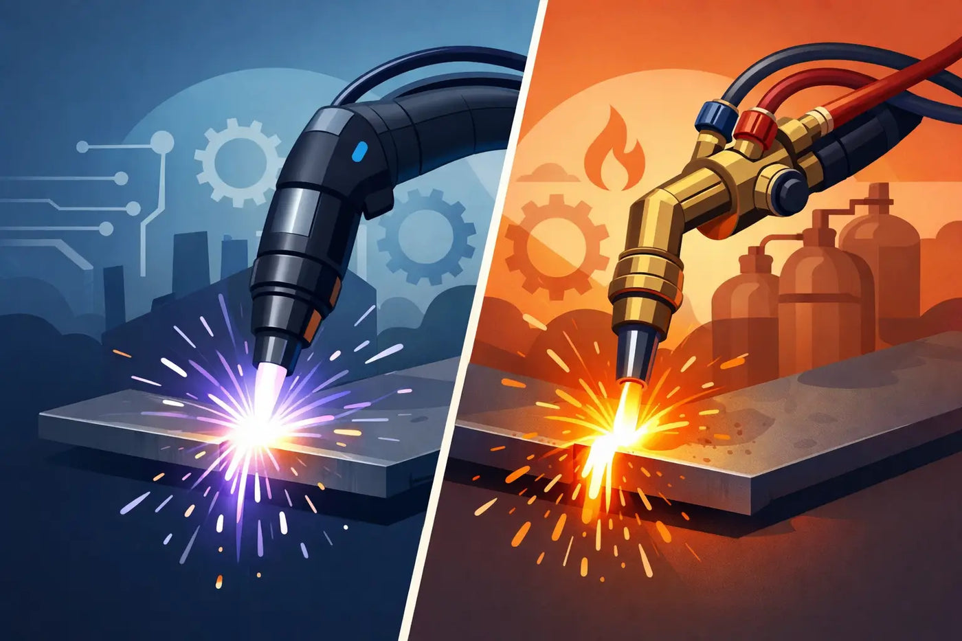 Plasma snijden versus autogeen snijden
