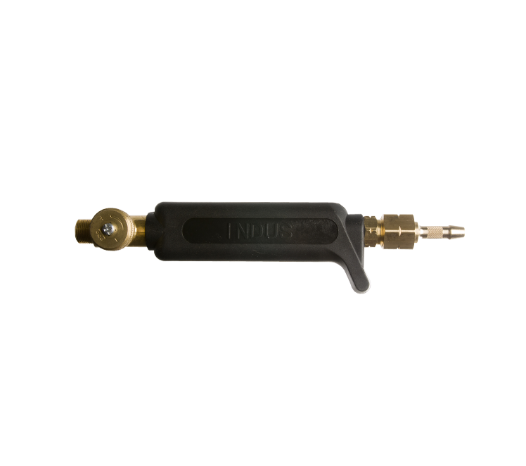 Handgreep Kayser "Indus" met een 3/8"l wartel en 6mm slangtule
