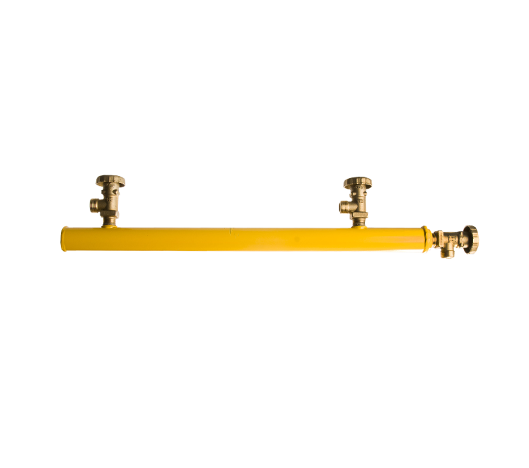 Manifold 1 x 2 cilinders propaan