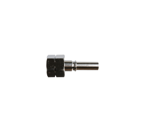 Insteeknippel gas met wartel 3/8"l