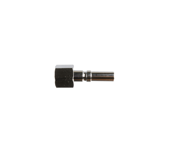 Insteeknippel zuurstof met wartel 1/4"r
