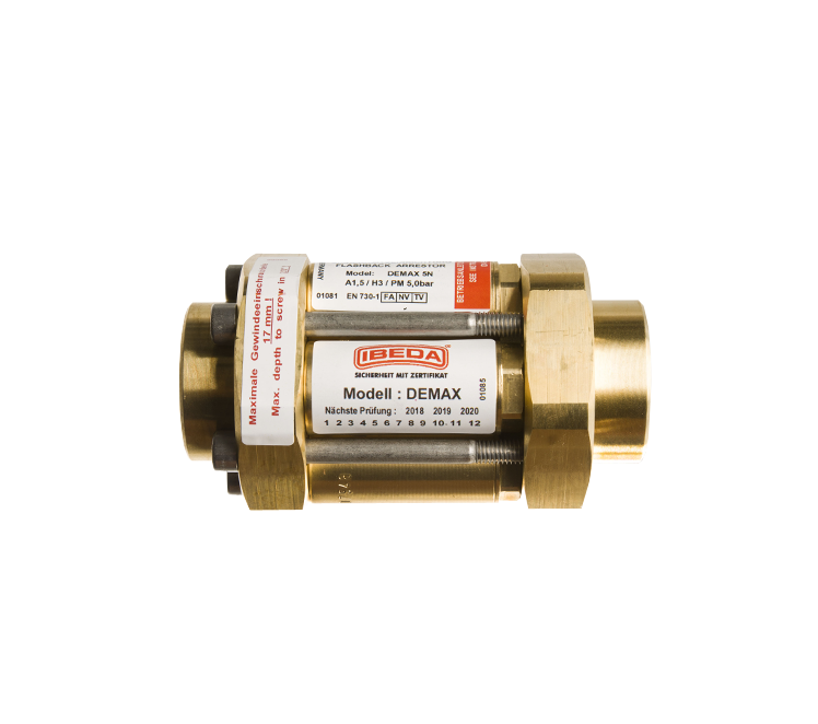 Vlamdover Ibeda Demax 5 acetyleen en propaan 1inw x 1inw