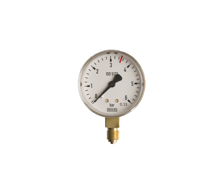 Manometer blank 0-6 bar 63mm