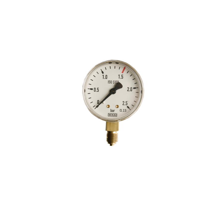 Manometer blank 0-2.5 bar 63mm