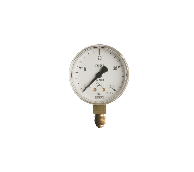 Manometer blank 0-40 bar 63mm