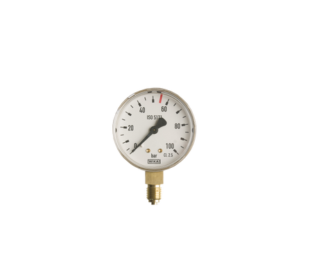Manometer blank 0-100 bar 63 mm
