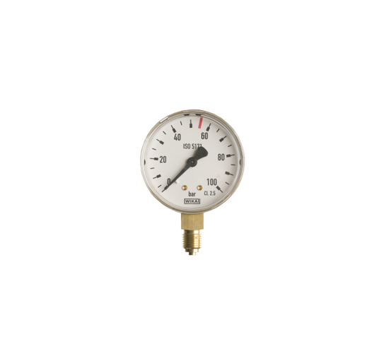 Manometer blank 0-100 bar 63mm - Weldingshop