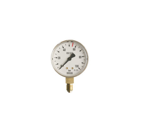 Manometer blank 0-100 bar 63mm - Weldingshop