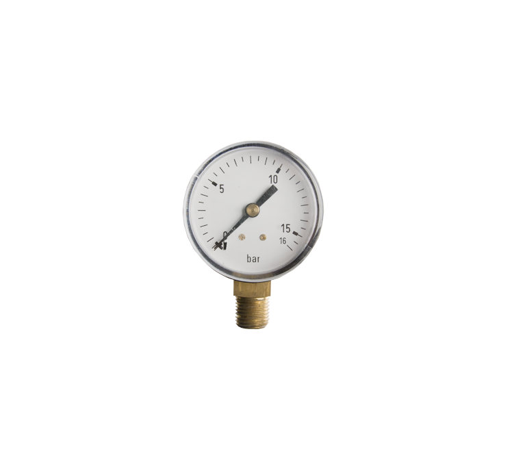 Manometer blank 0-16 bar 50mm