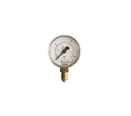 Manometer zuurstof 0-16 bar 50mm