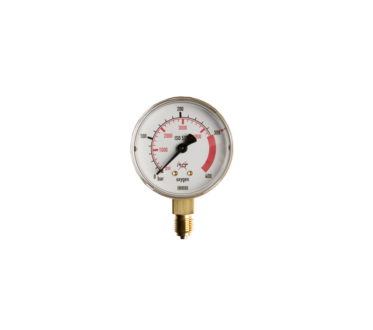 Manometer 0-400 bar/0-6000 psi