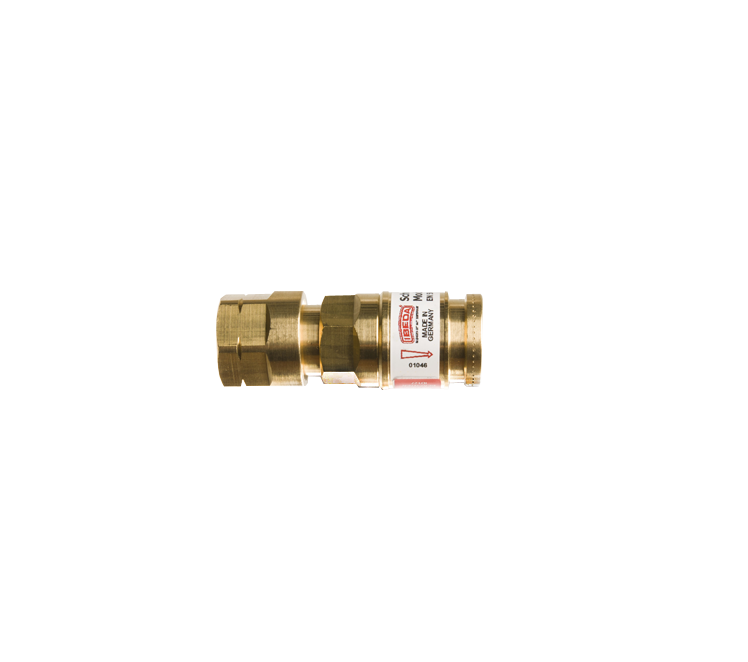 ISO 7289 snelkoppeling gas 3/8"l zonder insteeknippel
