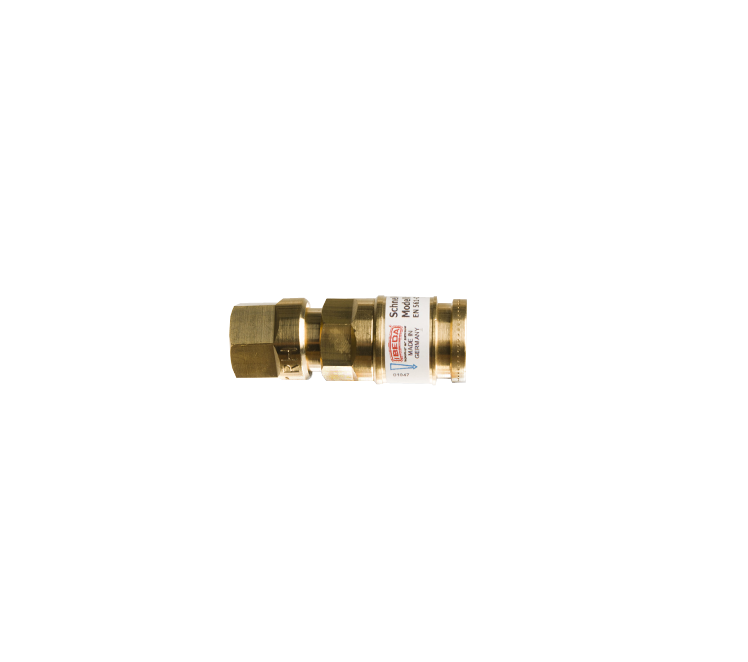 ISO 7289 snelkoppeling 1/4″ rechts menggas/argon – voorbeeldfoto overeenkomstige gas-/zuurstofvariant