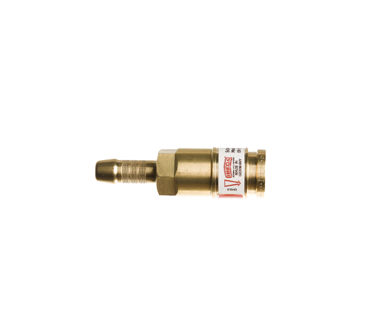 ISO 7289 snelkoppeling gas 8 mm tule zonder insteeknippel