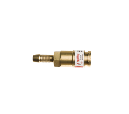 ISO 7289 snelkoppeling gas 8 mm tule zonder insteeknippel