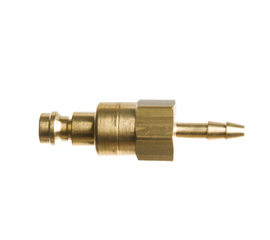 Argon snelkoppeling (mannetje) met 4mm tule en terugslagklepje NW5 - DN5