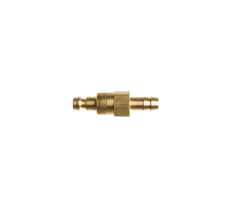 Argon snelkoppeling 8mm tule alleen het mannetje messing