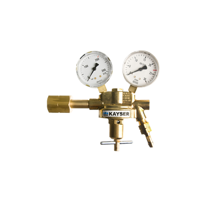 Reduceerventiel formeergas met litermanometer Kayser 0-30 l/m 21.8L