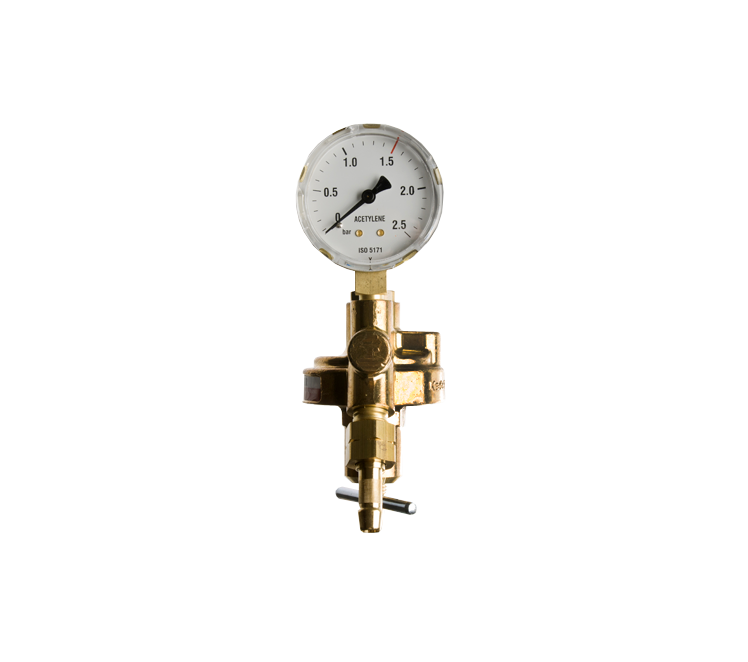 Leidingreduceer acetyleen Kayser 3/8"l 0-1.5 bar