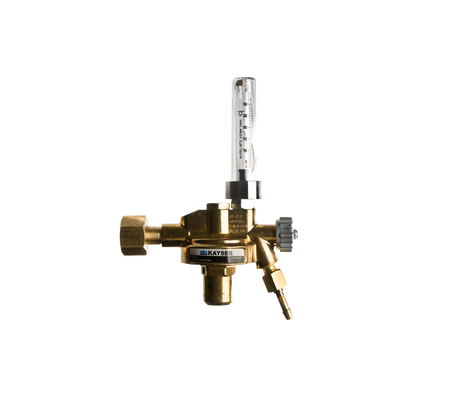 Leidingreduceer argon/koolzuur Kayser 21.8 R flowmeter 0-30 l/min