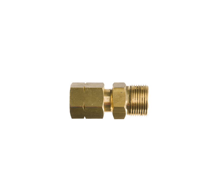 Om aansluitnippel P17 3/8"l