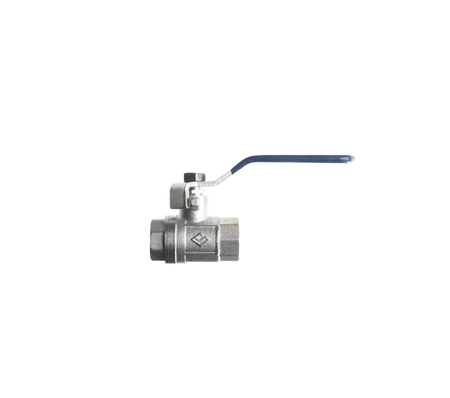 Kogelkraan 1/4"r inw. blauw ontvet voor zuurstof LD