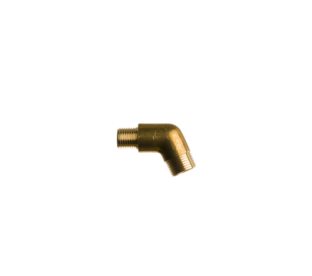 Kniestuk 135gr. 1/4"r vlak uitw. x 3/8"l uitw.