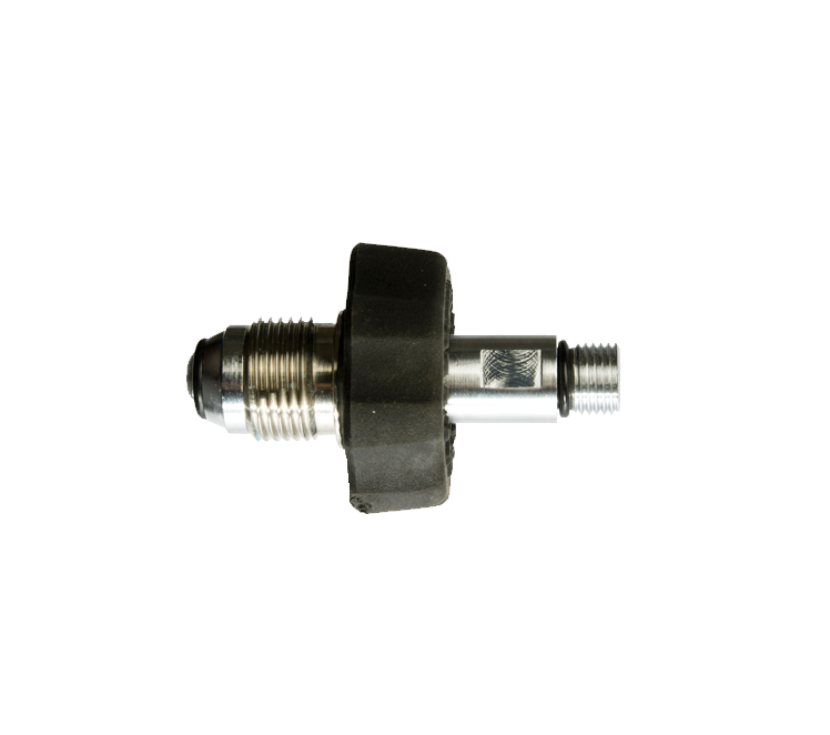 Aansluitpen zuurstof met o-ring en wartel x 1/4"BSP