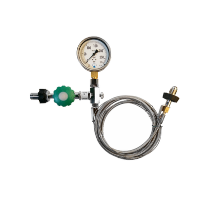 Vulslang 2 meter ademlucht x zuurstof met manometer