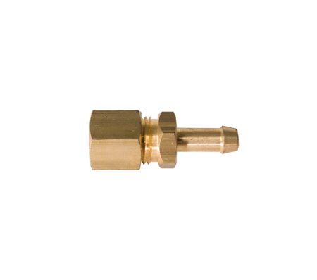 Knelkoppeling 10mm x slangtule 8mm, staal verzinkt