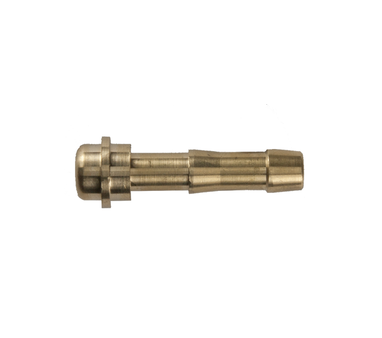 Slangtule 8mm voor wartel 3/8" l messing