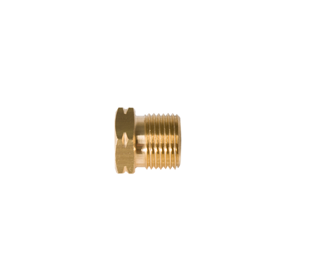 Wartel POL/BENEGAS/CGA510 - messing- zeskant sw 25mm