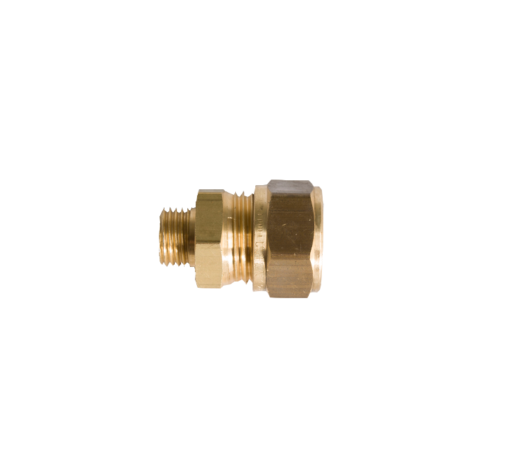 Koppeling 15mm x 1/4" uitw.