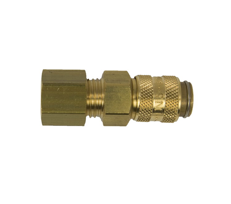Snelkoppeling x 8mm knel zonder slangtule