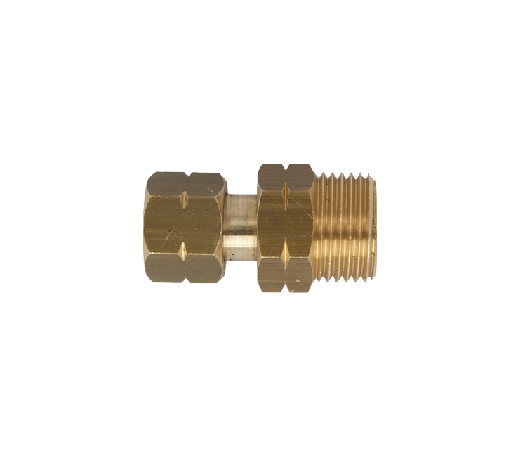 Koppeling 3/8"l (Karwei) x KOMBI/DIN uitw.