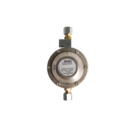 Gasdrukregelaar stabilisator 50/30mb- 2 x 8mm
