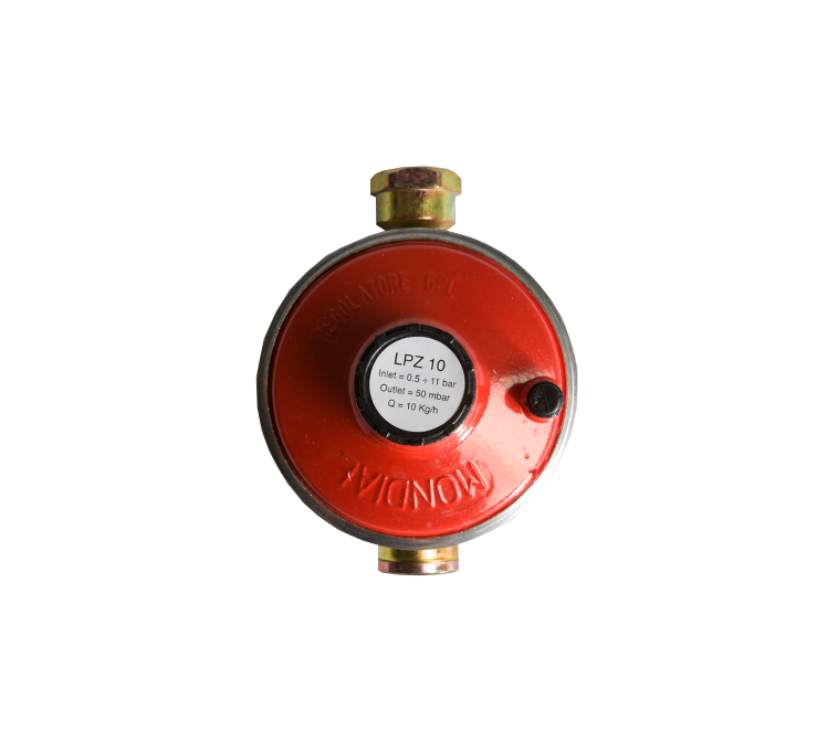 Lagedrukregelaar 50 mbar 1/4"r inw. x