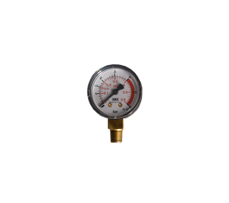 Manometer propaan 0-6 bar 40mm achteraansluiting 1/8"