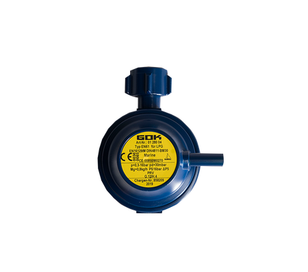 Drukregelaar GOK 30 mb. haaks- 1/4" l uitw.