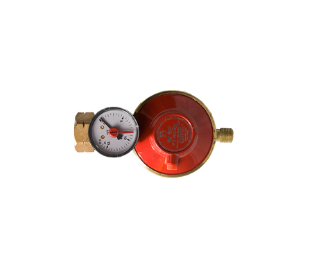 Regelaar 30 mbar 1/4"l uitw. + afblaas + manometer