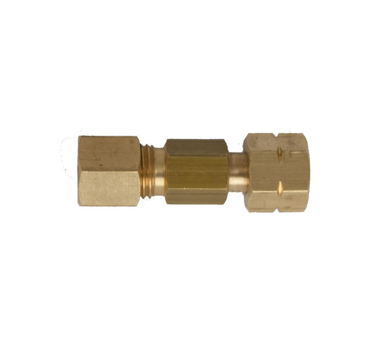 Koppeling 8mm knel x wartel 1/4" l