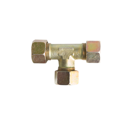 T-stuk knel messing 3 x 15mm