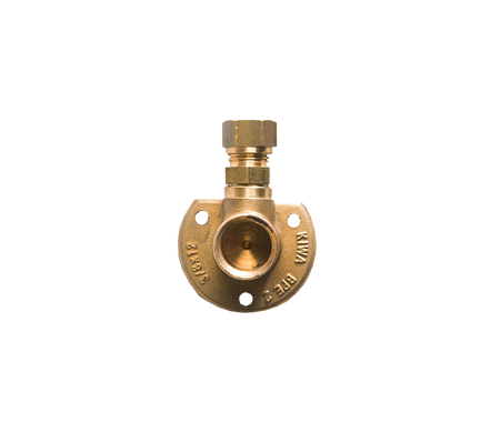 Haakse muurfitting 8mm knel x 3/8"inw.