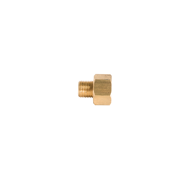 Neusstuk 1/4" r inw. x 1/8" r uitw.