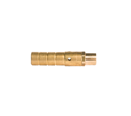 Vlamkop messing diameter 12mm x M10 x 1 inw.