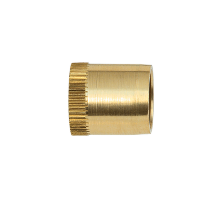 Verstevigingsbus voor leiding 4 x 6mm messing