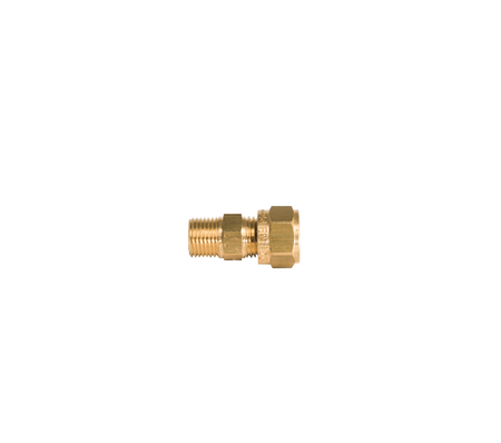 Koppeling messing 6mm knel x 1/8" r uitw.