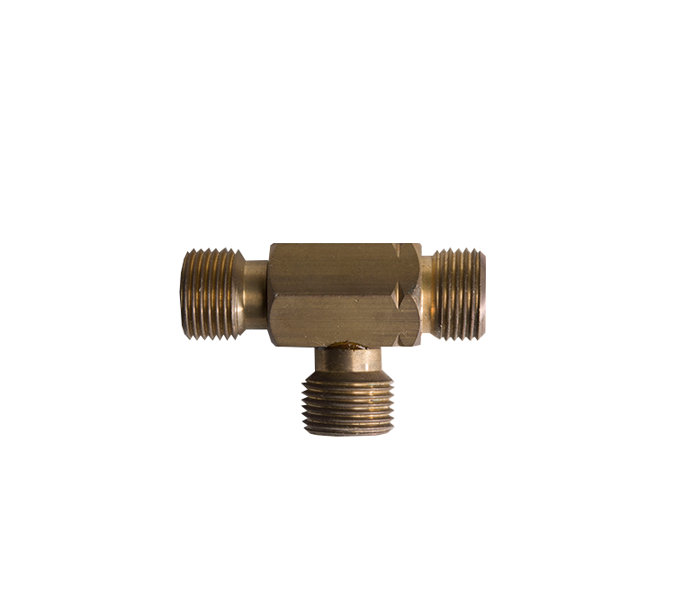 Koppel T-stuk 3 x KOMBI/DIN uitw. draad