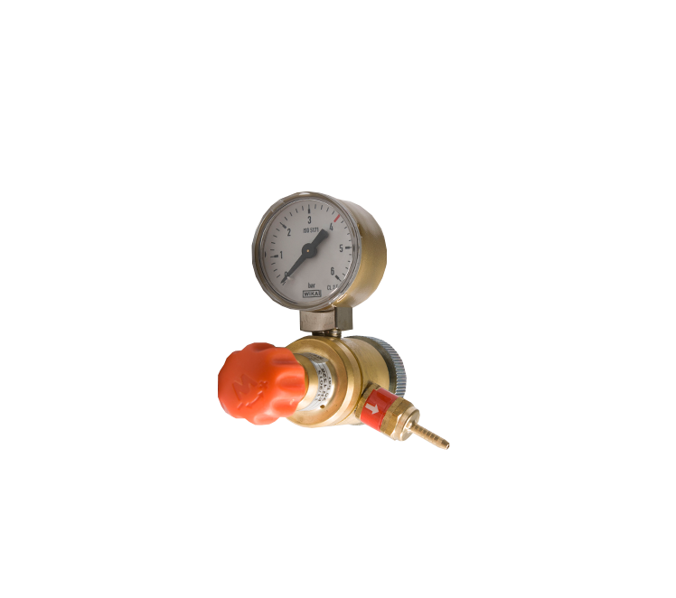 Kraanregelaar met manometer Novacet 716