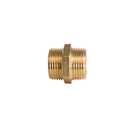Dubbele nippel 2 x 1/8"r uitw.